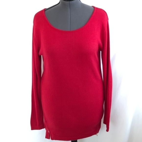 New York & Company Red Dress/Shirt - Picture 1 of 7